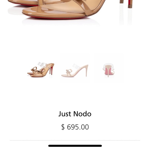 🎉🎉SOLD🎉🎉Christian Louboutin Nodo Bow Sandals - Picture 9 of 11